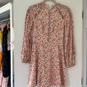 Zimmerman floral cut our mini dress, size 0.